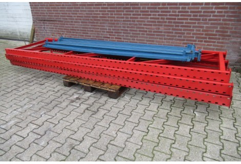 Palletstelling, HOVUMA  hoogte 3,90 meter. Gebruikt.